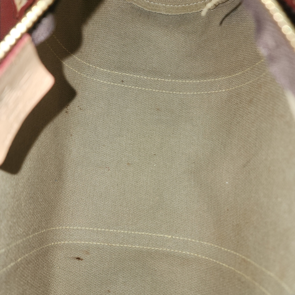 Etro Paisley print Papillon bag in brown PVC-coated canvas with leather trim - Picture 4 of 10